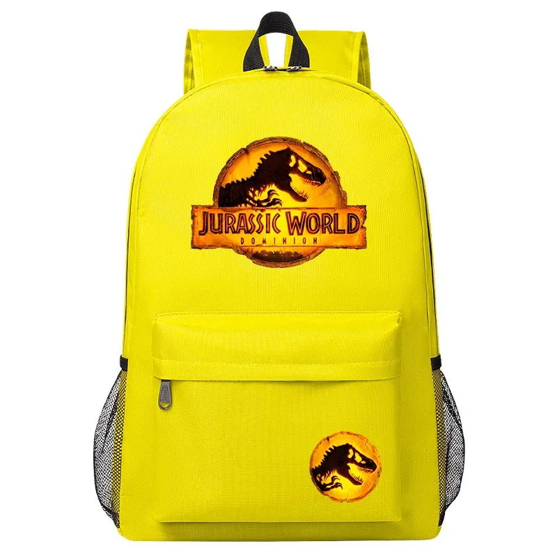 nouveau jurassic world dominion enfants sac d'école de haute qualité enfants étudiant sac à dos cartable adolescent ordinateur portable sacs à bandoulière
