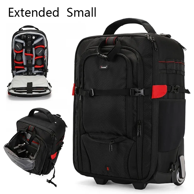 sac à dos professionnel pour appareil photo sr, valise de voyage trolley, photographie, vidéo, photo, appareil photo numérique, bagages