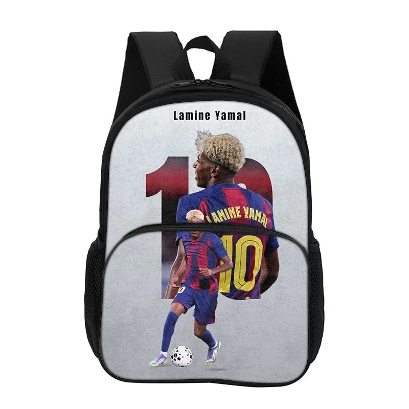 sac à dos l-lamin yamal avec poche avant, sac d'école pour étudiants, enfants, star du football, sac de sport, sac de voyage, sac à dos de grande capacité