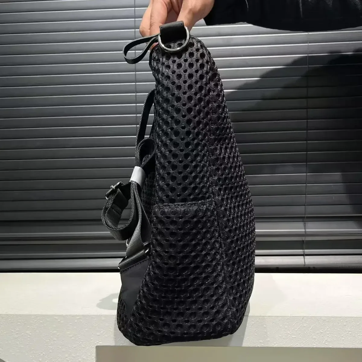sac à dos cousu rétro à la mode avec sac à bandoulière en maille décontracté de grande capacité adapté aux déplacements quotidiens mochilas rюкзак