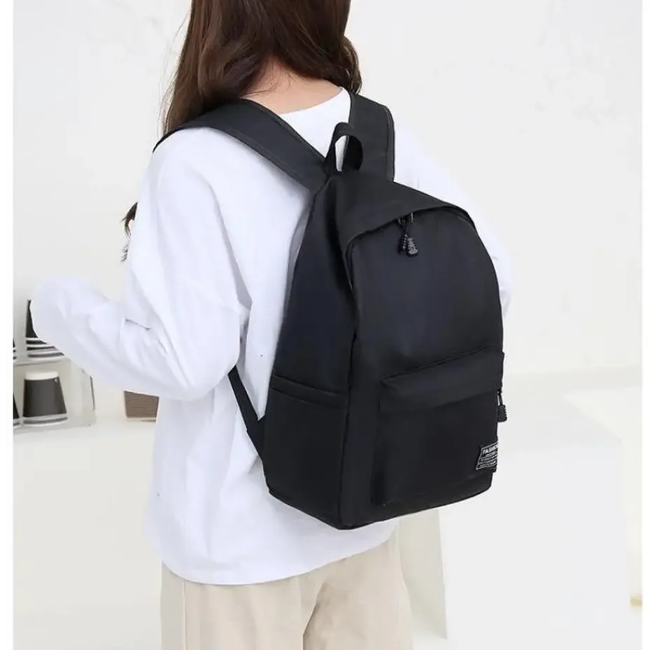 sac à dos en tissu oxford grande capacité, style coréen, pour lycée, voyage et ordinateur portable - 1 pièce