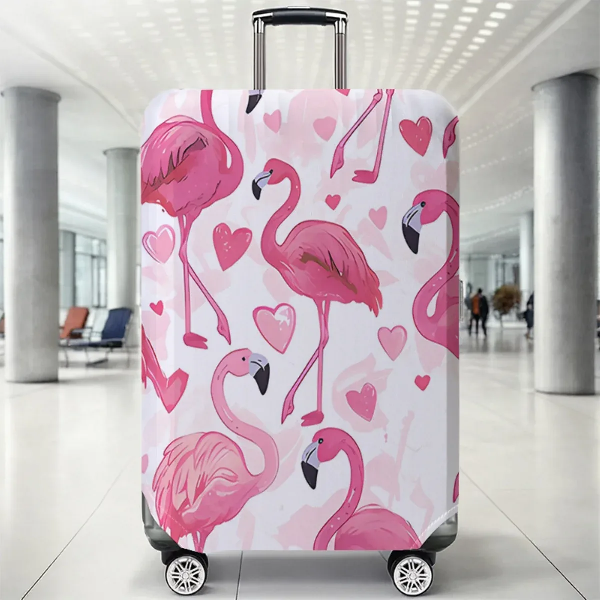 housse de protection pour bagages à motif animal, ensemble adapté aux housses de bagages de 18 à 32 pouces, housse de poignée de valise, accessoires de voyage