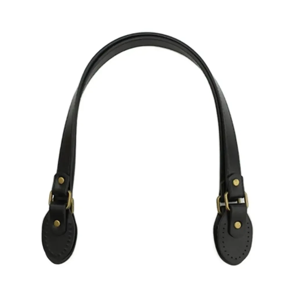 1 pièce 52x2cm sangles et poignées de remplacement en cuir pu pour sacs à bandoulière et sacs à main femme, accessoires de sac diy
