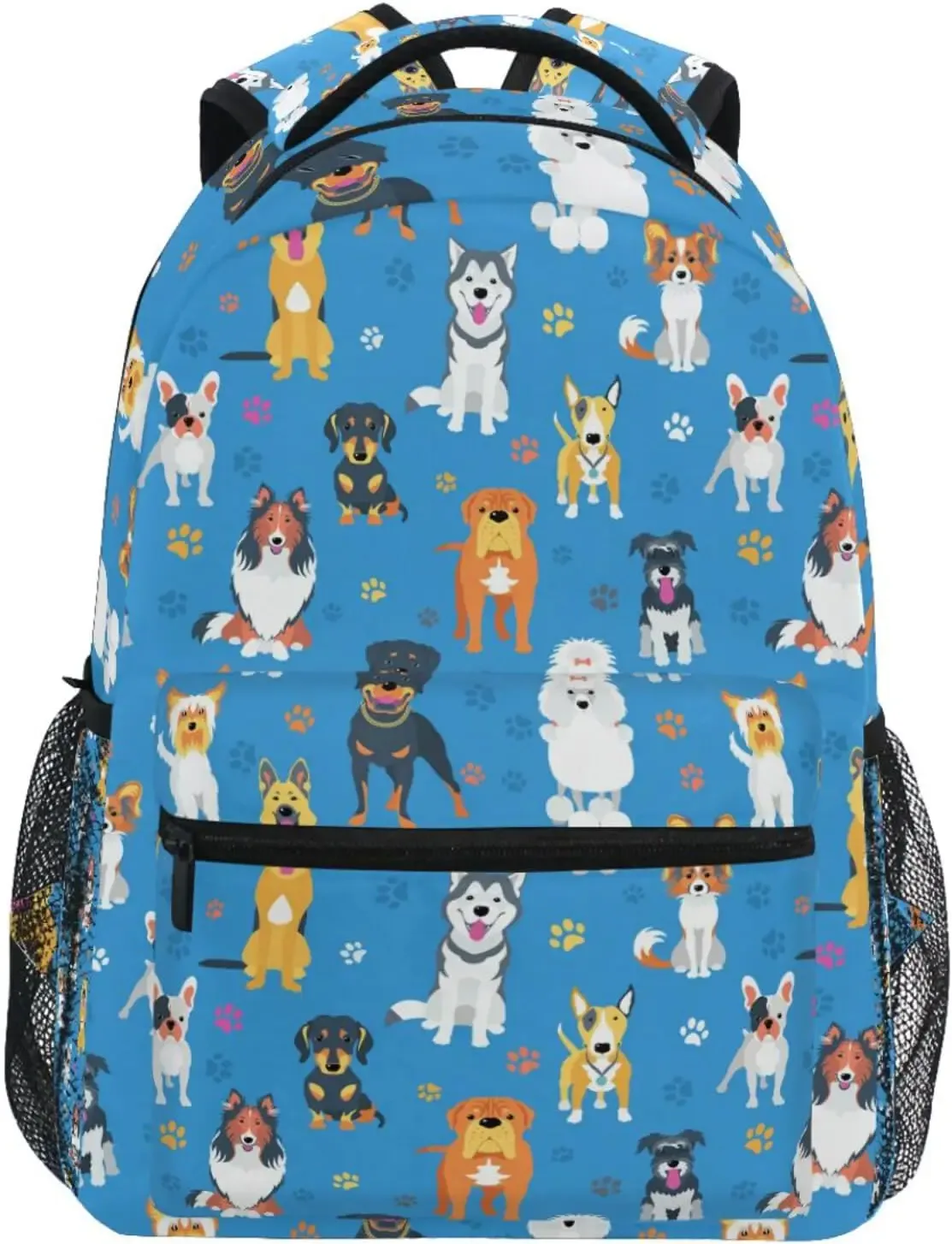 l'école commencez le meilleur vendeur! sac à dos imprimé léopard bleu, motif animal tendance, sac élégant pour les fans de style audacieux