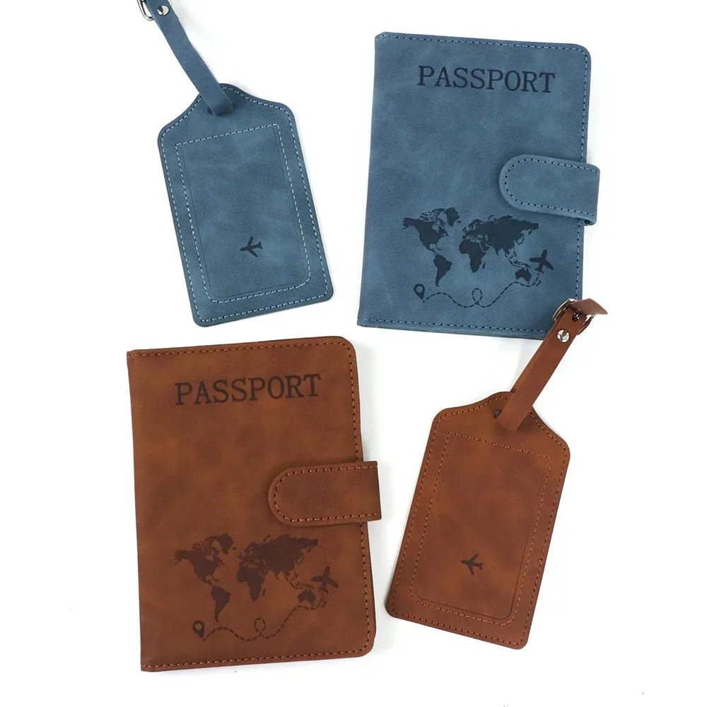 étiquette bagage cuir pu anti magnétique personnalisable vert rose bleu rouge marron gris noir voyage document nom adresse passeport billet crédit carte