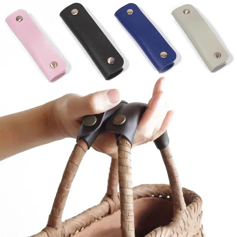 sangle pour housse de protection de valise, sangle initiée, coussretours de poignée, accessoires de sac en cuir, poignée de sac à bagages, remplacement rond