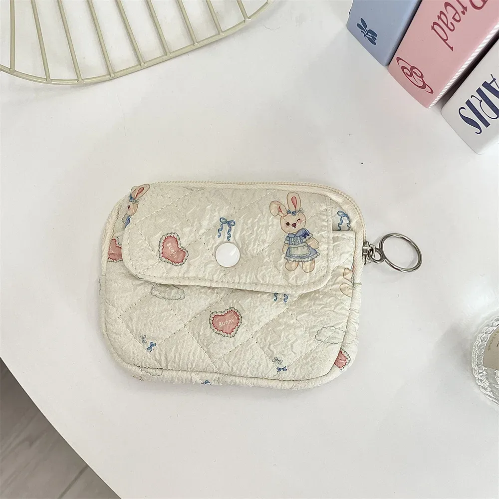 trousse cosmétique tissu coton motifs dessins animaux poche avant zippée format petite boîte usage voyage femmes