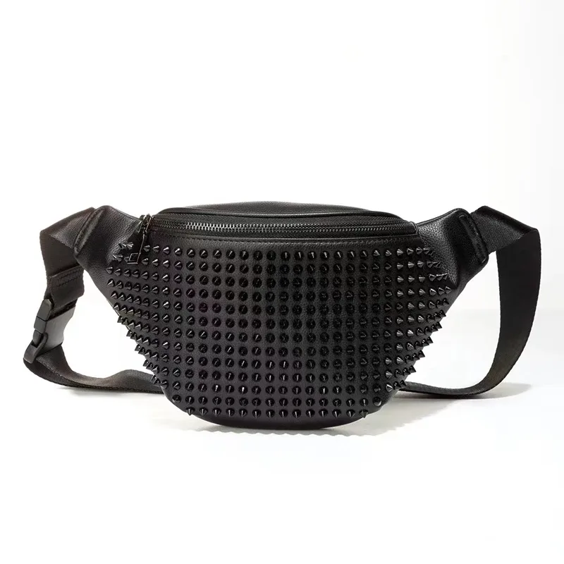 sac à main de voyage en cuir pour hommes et femmes, personnalité de la glycine, sac d'ordinateur, sac de poitrine, sac banane, mode décontractée, sr