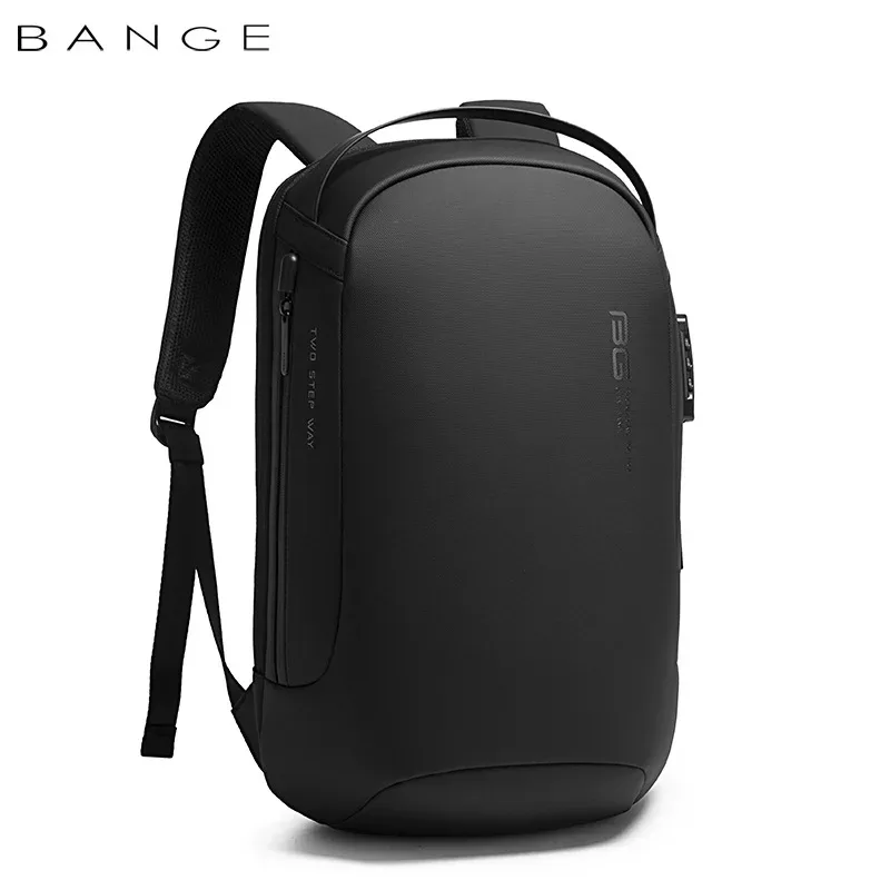 sacs à dos bange pour hommes, sacs à dos pour ordinateur portable de 15.6 pouces, sac à dos de voyage étanche à la mode, sacs d'école anti-vol pour hommes
