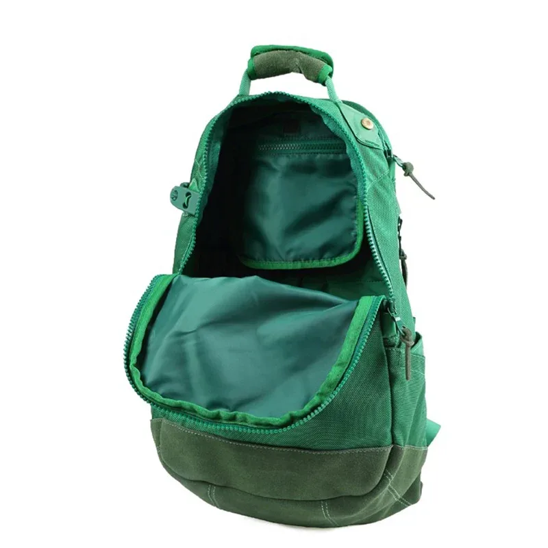 sac à dos neutre unisexe, décontracté, tendance, pour étudiants, voyages, affaires, sac pour ordinateur portable, couleurs noir, marron, kaki, vert