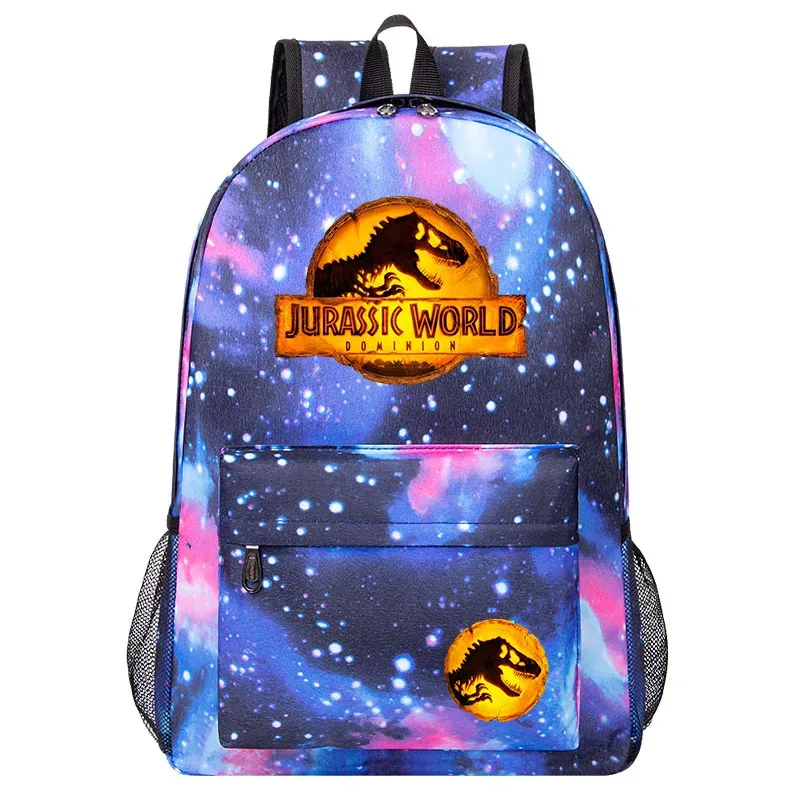 nouveau jurassic world dominion enfants sac d'école de haute qualité enfants étudiant sac à dos cartable adolescent ordinateur portable sacs à bandoulière