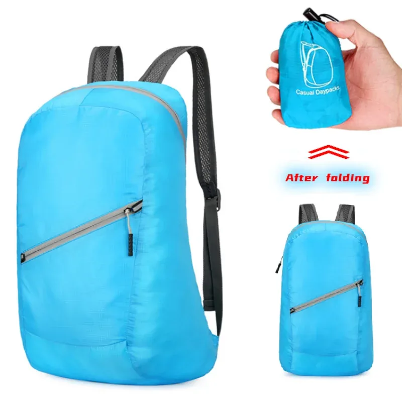 sac à dos de voyage pliable portable, sac d'alpinisme multifonctionnel, sac de sport léger, étanche, unisexe, extérieur