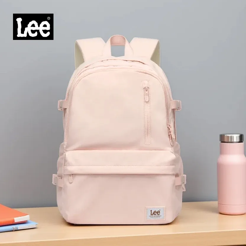 lee marque élégant unisexe ultraléger oxford école sac à dos homme femmes 15.6 pouces ordinateur portable sac d'école dames rose rouge meilleur cartable
