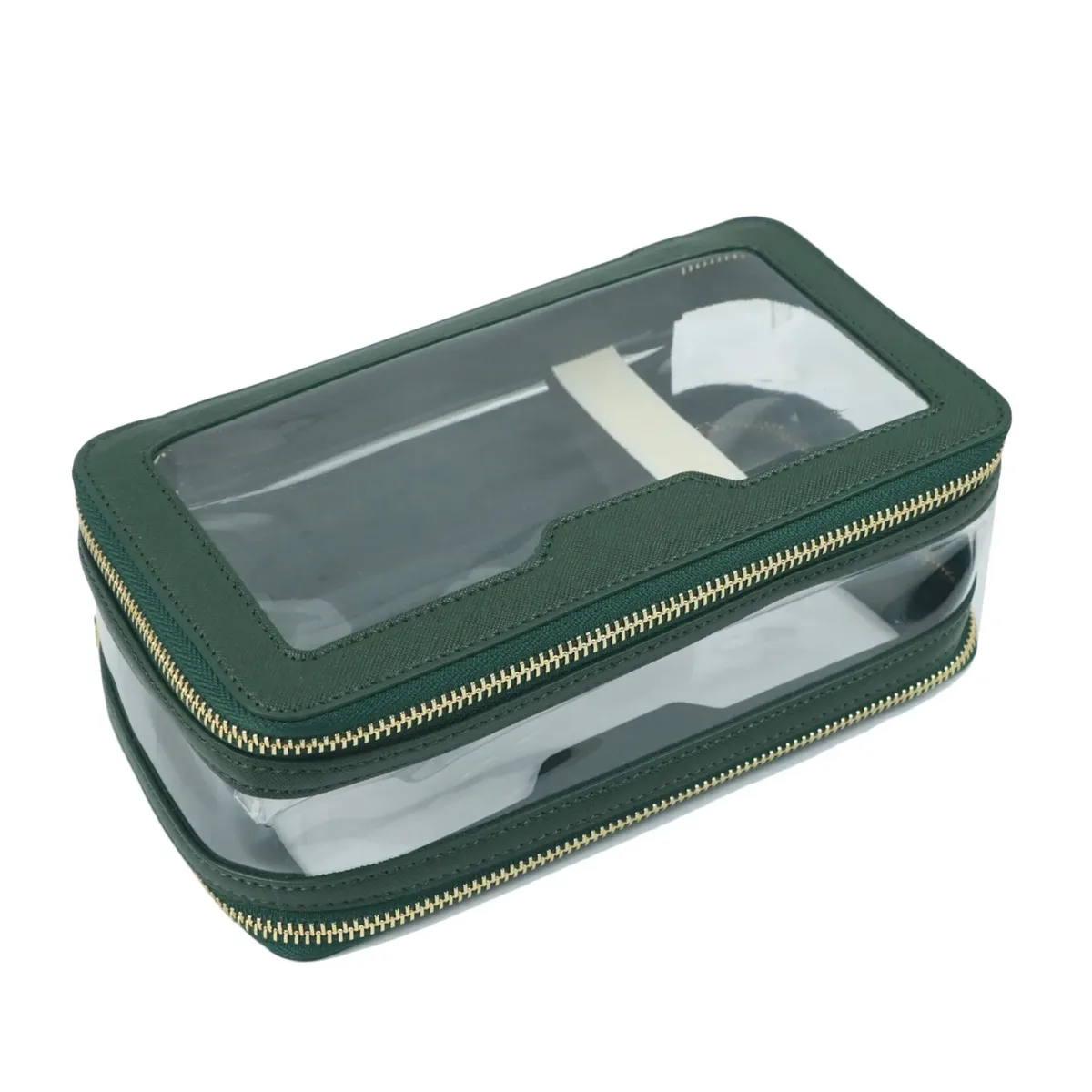 grande capacité étanche, besoin d'ordinateur portable pour voyage, sac de rangement transparent nécessaire en cuir pu