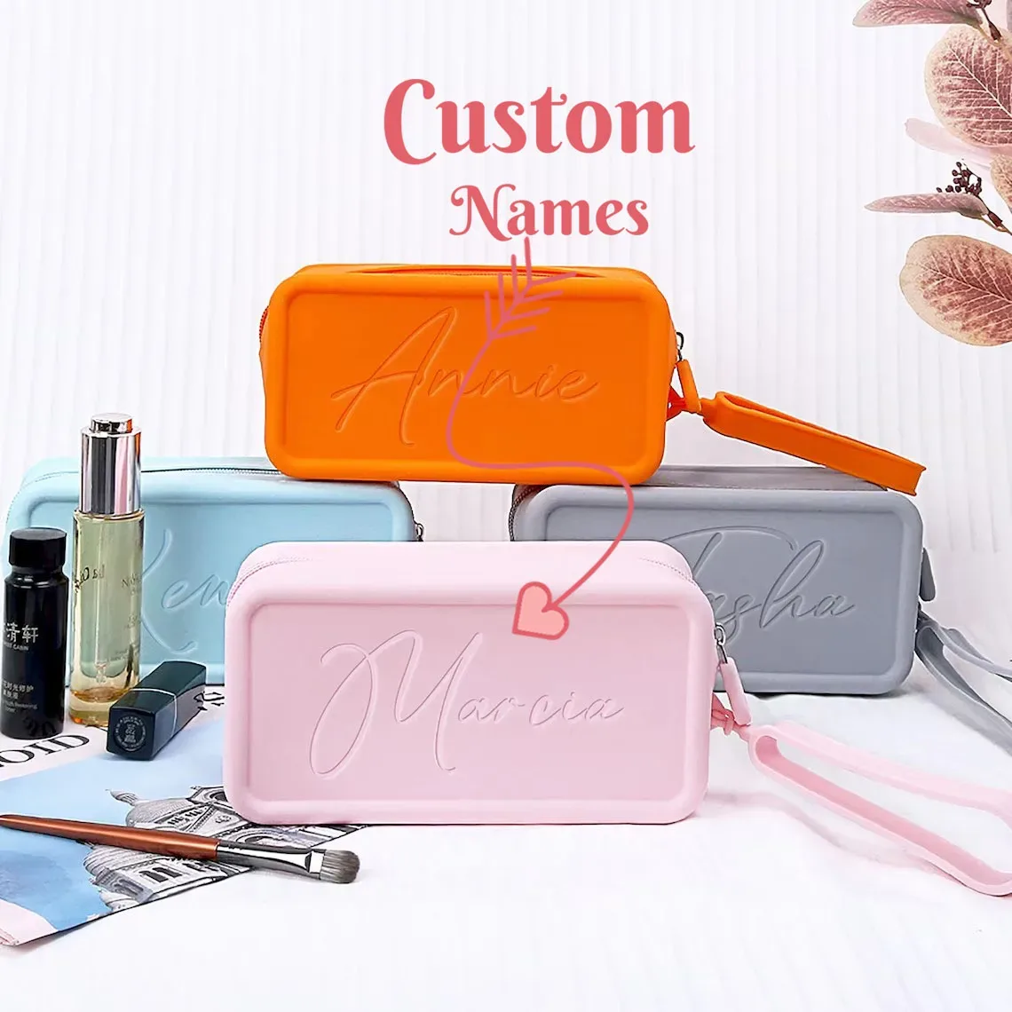 Sac de plage personnalisé, sac étanche, organiseur de crème solaire, organiseur de lunettes de natation, sac de voyage étanche, trousse de toilette étanche