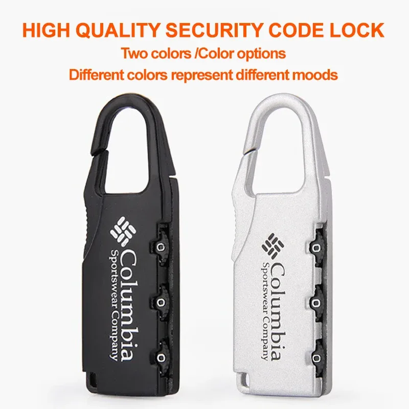 cadenas metallique verrouiller hautequalite poigneecrochet antidrapant guardthieft noire argentée voyage usage sac dos valise tiroir armoire