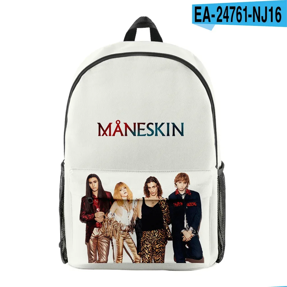 nouveauté de luxe cool classique maneskin élève bookbag sacs à dos pour ordinateur portable impression 3d oxford imperméable garçons/filles sacs à dos de voyage