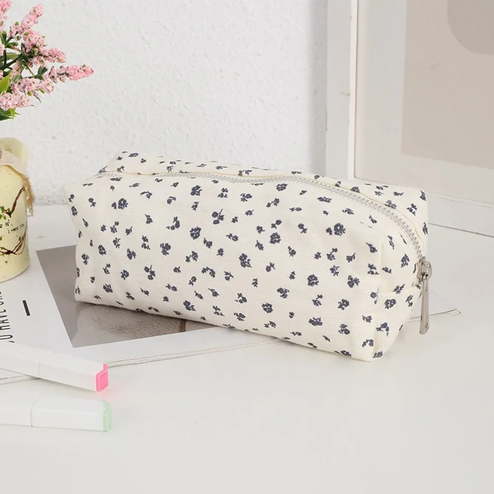 sac de maquillage portable pour femmes, sac de rangement d'automne, sac à cosmétiques en velours côtelé, mode pour l'école, usage quotidien, voyage