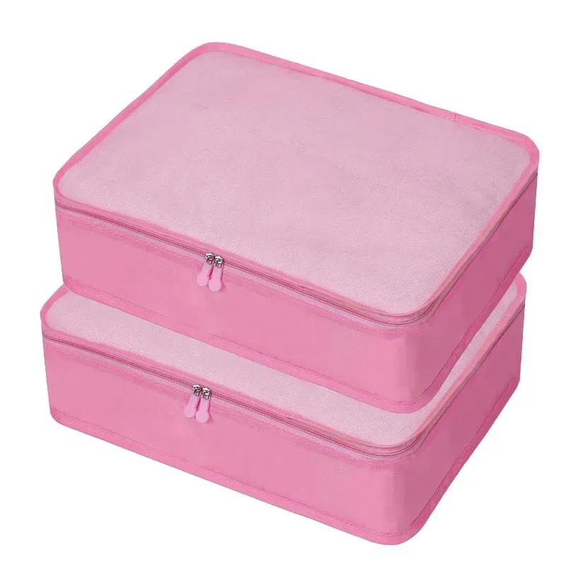 sac de rangement de voyage multifonctionnel compressible, 1/3 pièces, sac de rangement de voyage étanche, organisateur de bagages portable, 3 tailles s m l