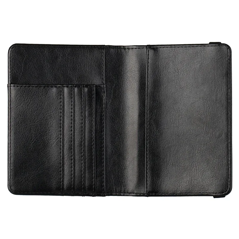 housse de passeport américaine en cuir pu, porte-passeport américain personnalisé pour hommes et femmes, étui pour documents de voyage américains