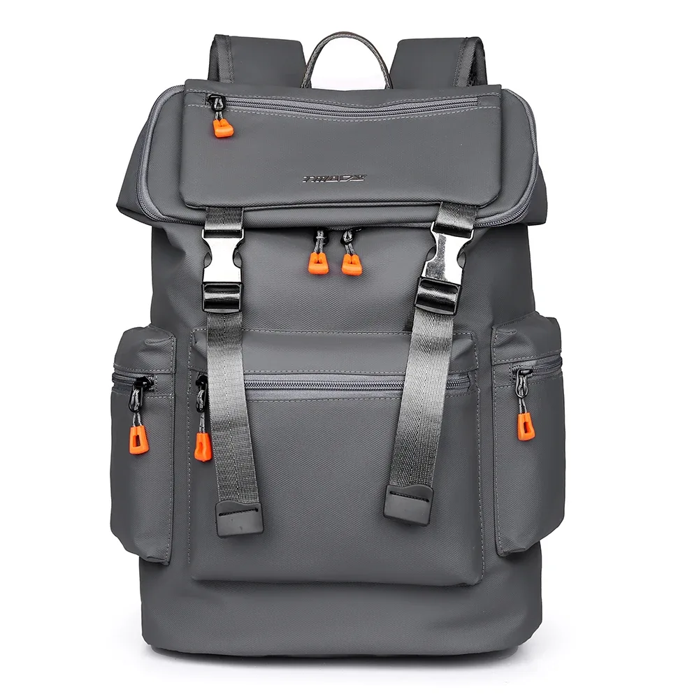 sac à dos de mode pour hommes, sac d'ordinateur de grande capacité, sac à dos de voyage en plein air en tissu résistant à l'usure