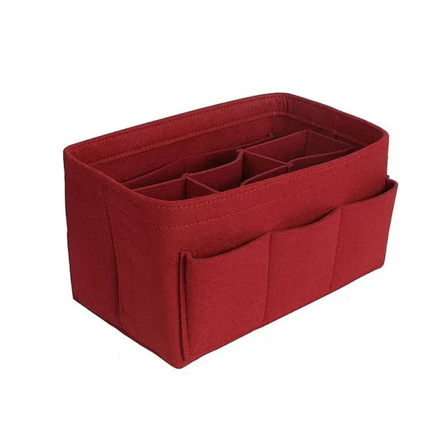 hhyukimi marque maquillage organisateur feutre insérer sac pour sac à main voyage intérieur sac à main portable sacs à cosmétiques adapté diverses marques sacs