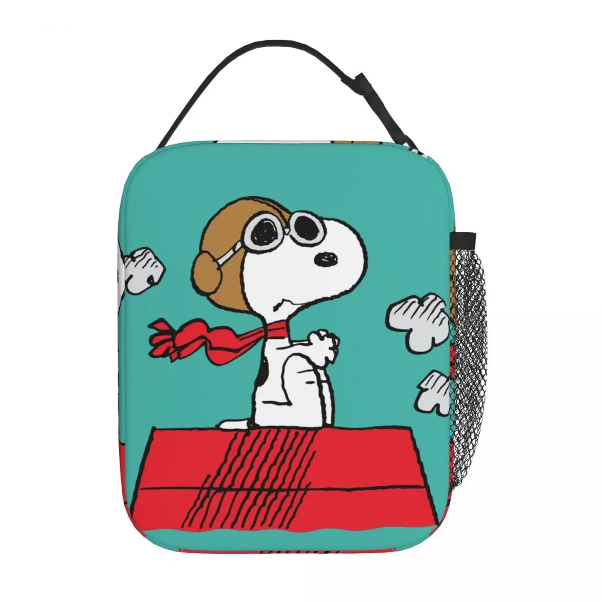 s-dog-snoopies cartoon merch sac isotherme pour le déjeuner, sac isotherme pour le travail, sac de rangement pour aliments, boîtes à déjeuner thermiques portables