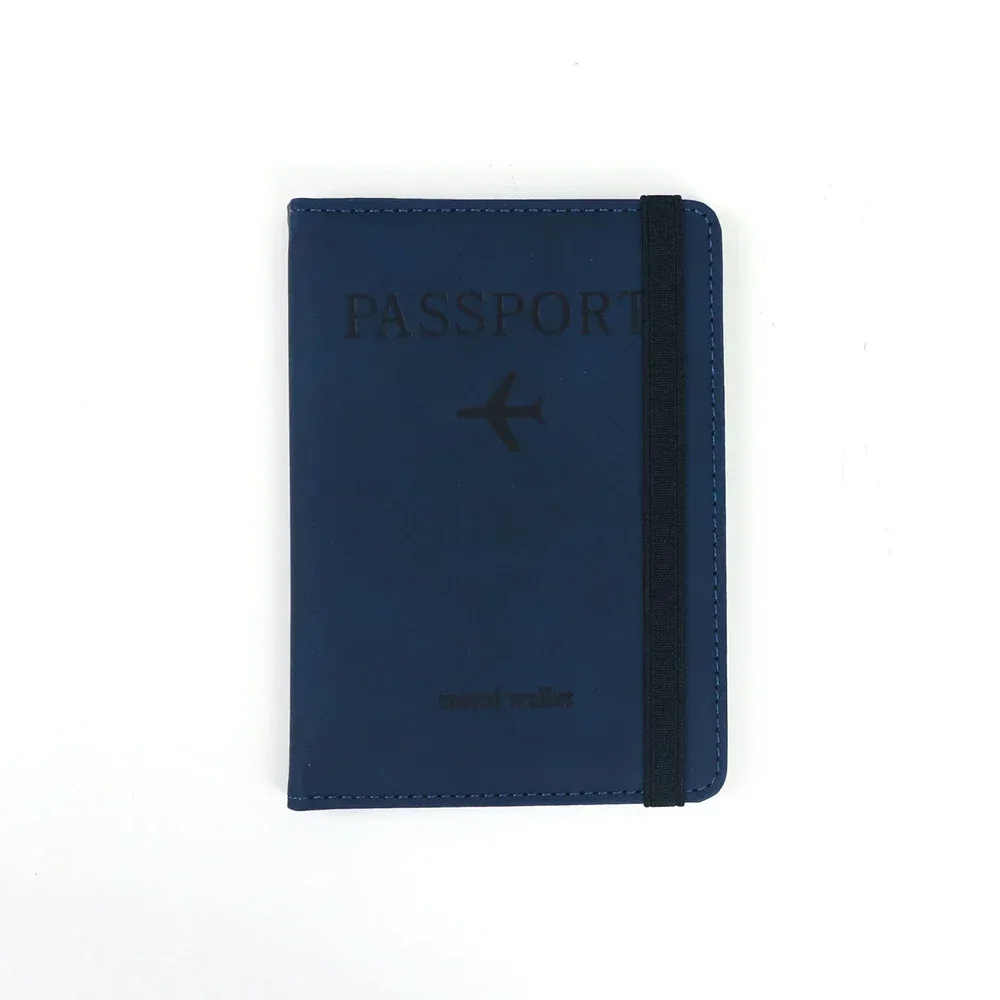 porte-passeport rfid en cuir pu, porte-cartes, étui de voyage, accessoires essentiels pour les voyages en famille, pour femmes et hommes.
