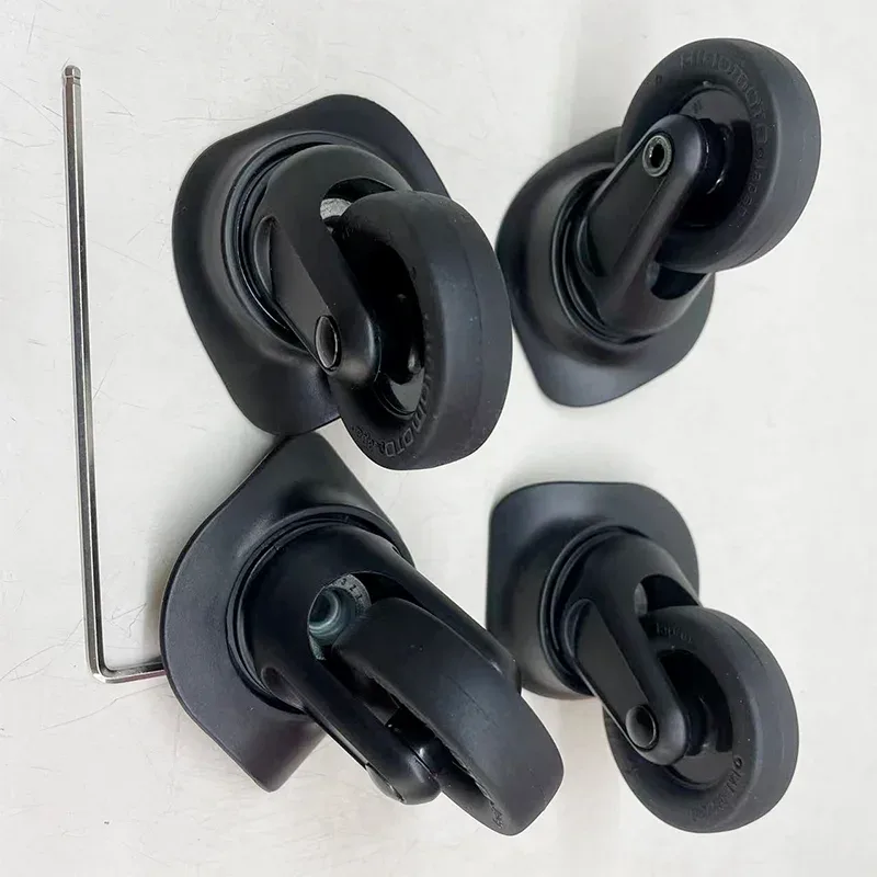 roues de valise lojel 2909 faciles à installer, roulettes de remplacement pour valise à roulettes crown