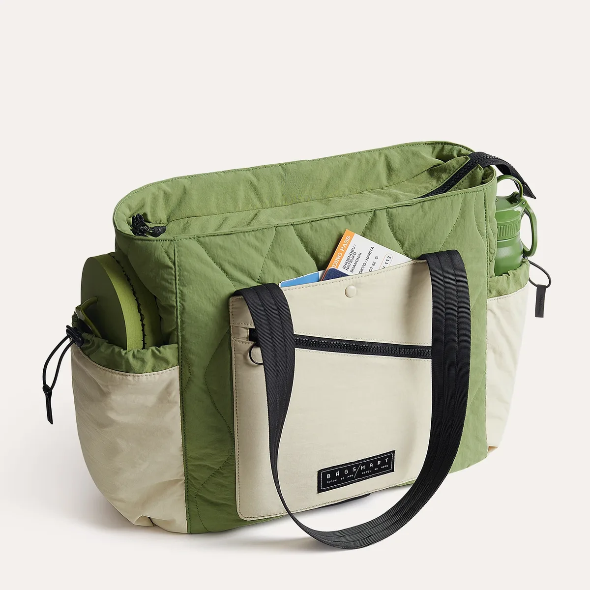 bagsmart : sacs pour femmes, sac fourre-tout imperméable, sac à main léger, idéal pour la salle de sport, le travail et les voyages, grand sac à bandoulière, sacs portés en travers.