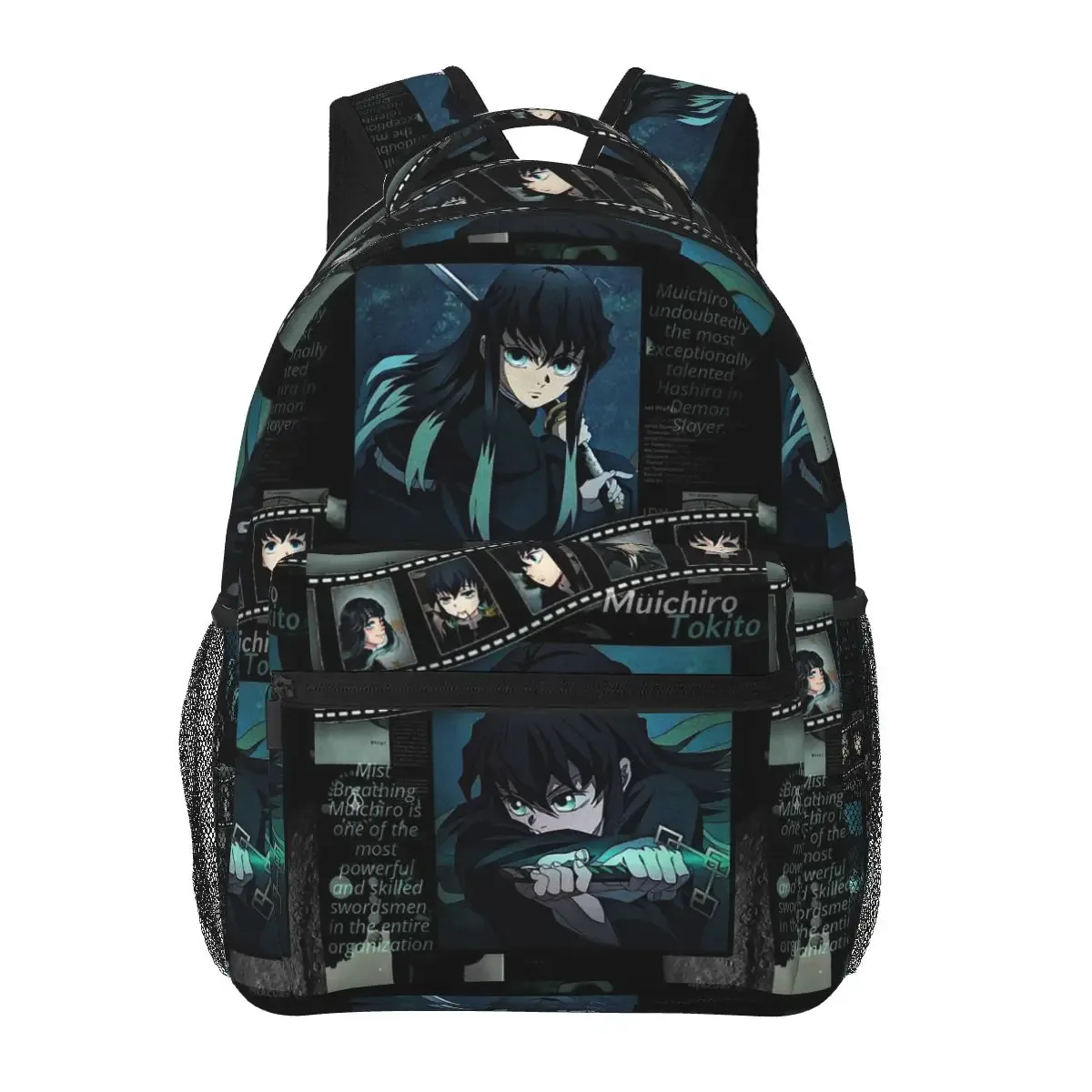 sac à dos scolaire muichiro tokito, sac de randonnée et de voyage pour hommes et femmes, sac à dos tendance, sac à bandoulière