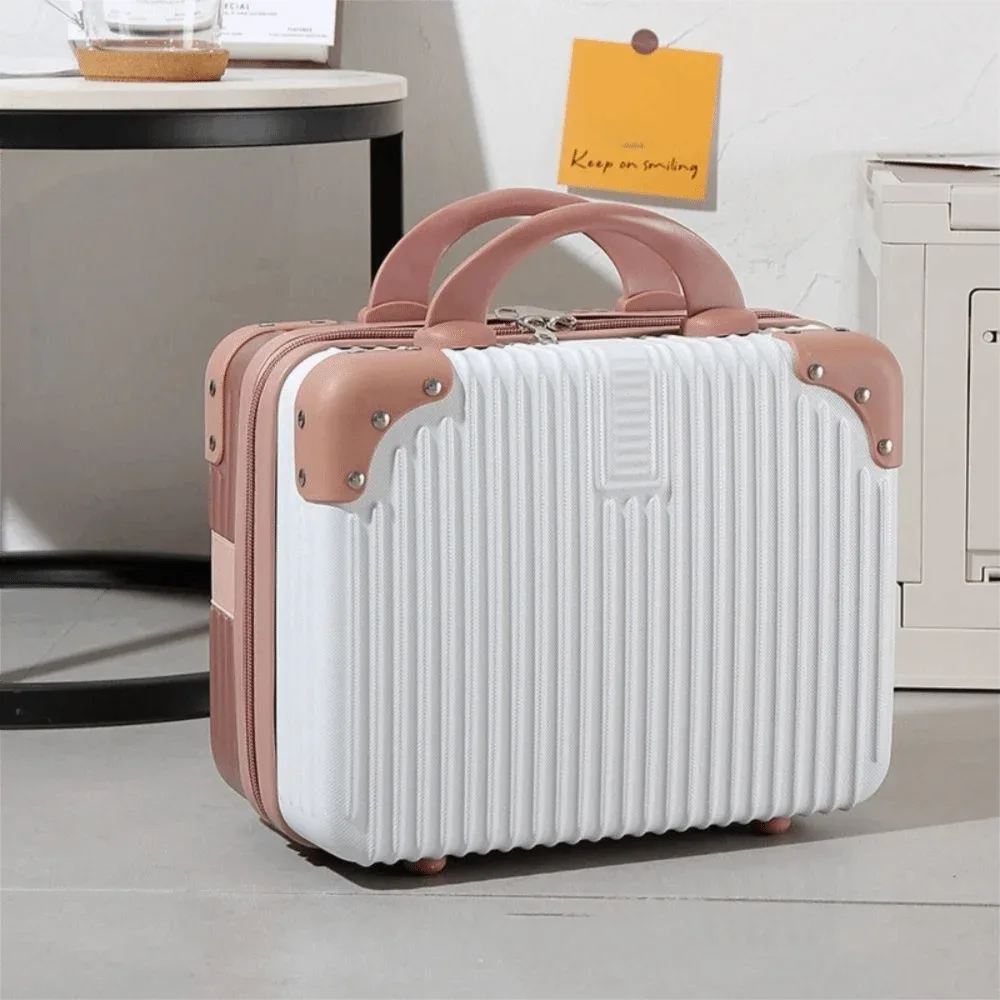 ventes flash : valise de voyage 14 pouces, mini trousse de maquillage, organiseur de voyage, valise cabine pour femmes