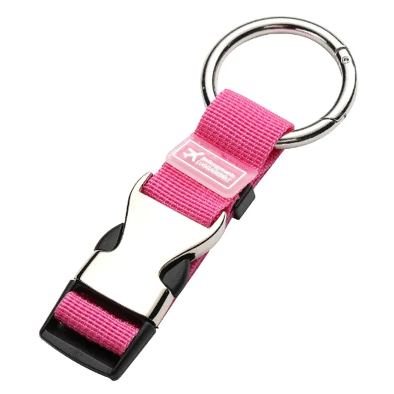 sangles de bagages en nylon réglables avec clip à ressort métallique, 1 pièce, pour valises et sacs de cabine, sangle de transport avec crochet