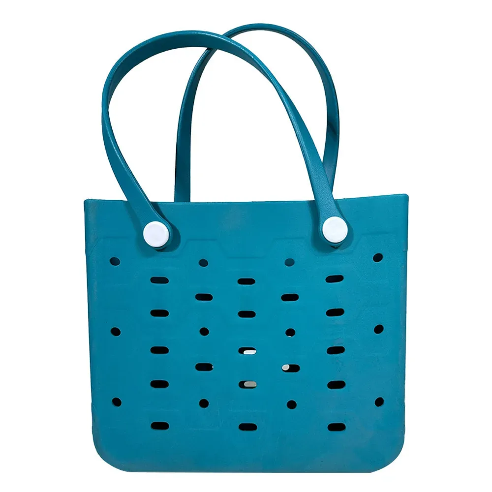 sac de plage en eva haute densité, imperméable, avec trous, style sac à main de voyage, organisateur de rangement multi-usages, grande taille pour usage quotidien