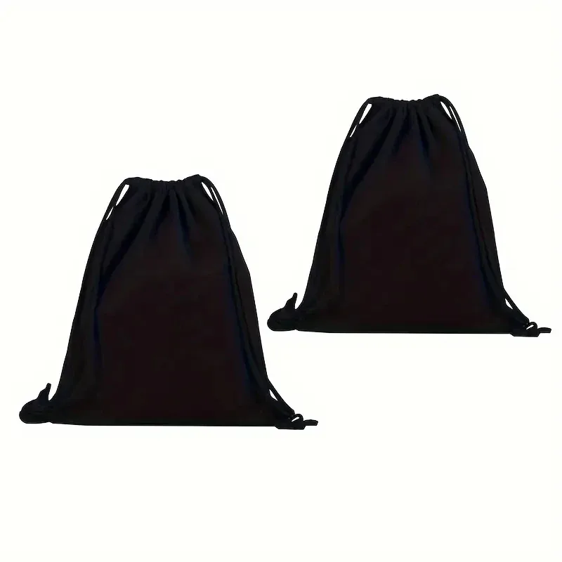 sac de rangement en coton avec cordon de serrage, sacs en toile blanche pour bonbons, pochette cadeau, sacs réutilisables pour articles ménagers, sacs anti-poussière