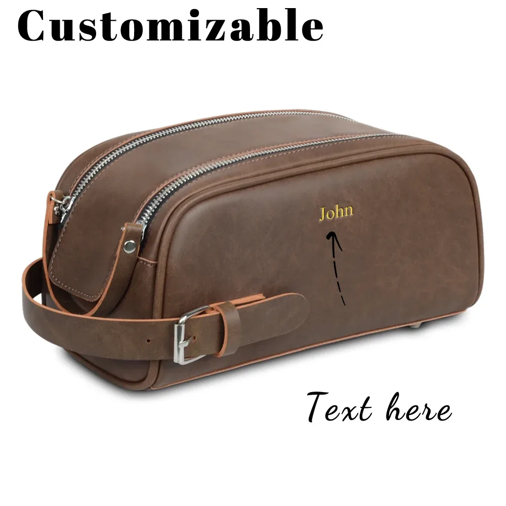 sac de toilette imperméable de grande capacité, style rétro, avec nom personnalisé, sac de maquillage, sac de rangement, indispensable pour les voyages