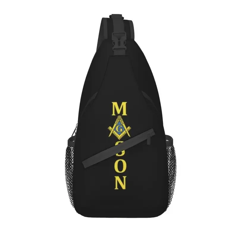 maçonnerie fronde poitrine sac à bandoulière hommes cool maçonnique franc-maçon épaule sac à dos pour voyage cyclisme