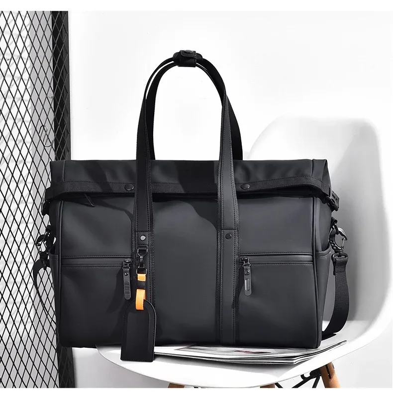 sac de voyage et de sport en tissu oxford, avec compartiment sec/humide séparé, sac à dos pour ordinateur portable 15,6 pouces, imperméable, pour fitness, natation, boxe, basketball, football