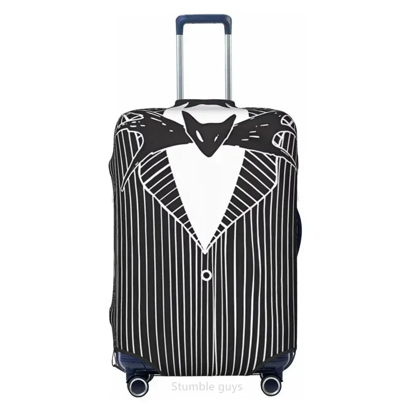 housse de protection pour bagages lavable de qualité supérieure, motif jacks movie skellingtons, tissu élastique, pour valises de 18 à 32 pouces, housse de protection pour voyage