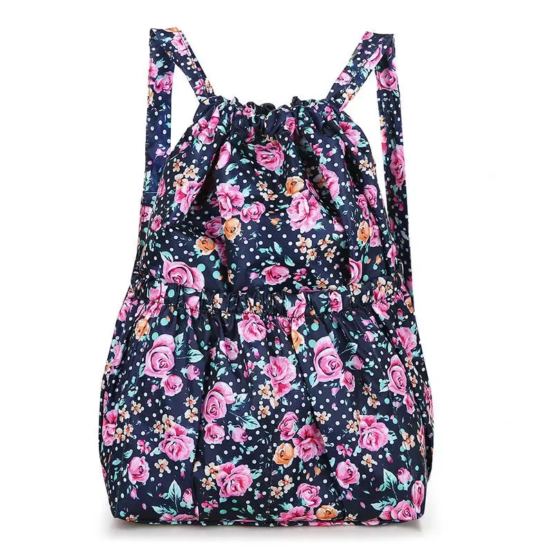 sac à dos en nylon de grande capacité pour femme, poche groupée, sac de sport de plein air, maman