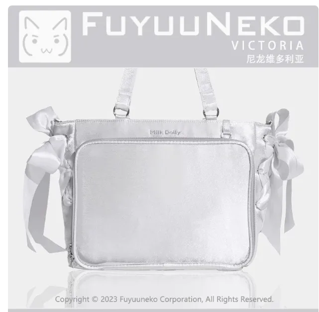 sac à main lolita de grande capacité pour filles, sac à bandoulière carré, solide, ruban de satin, original, style japonais, initié itabag