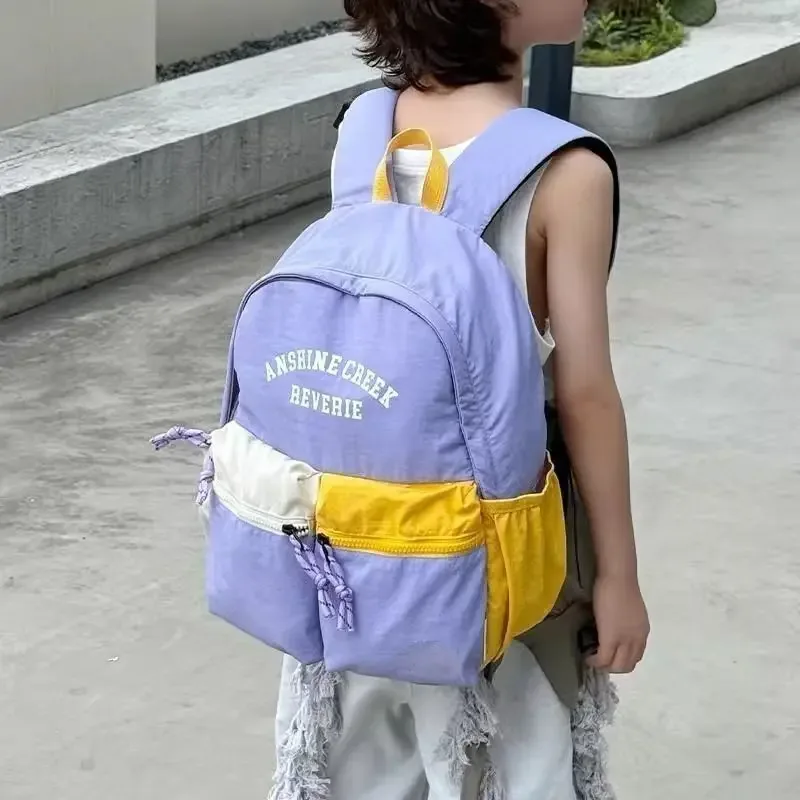 sac à dos en nylon 2026, nouvelle collection mode coréenne, sac à livres grande capacité, léger et hydrofuge, unisexe