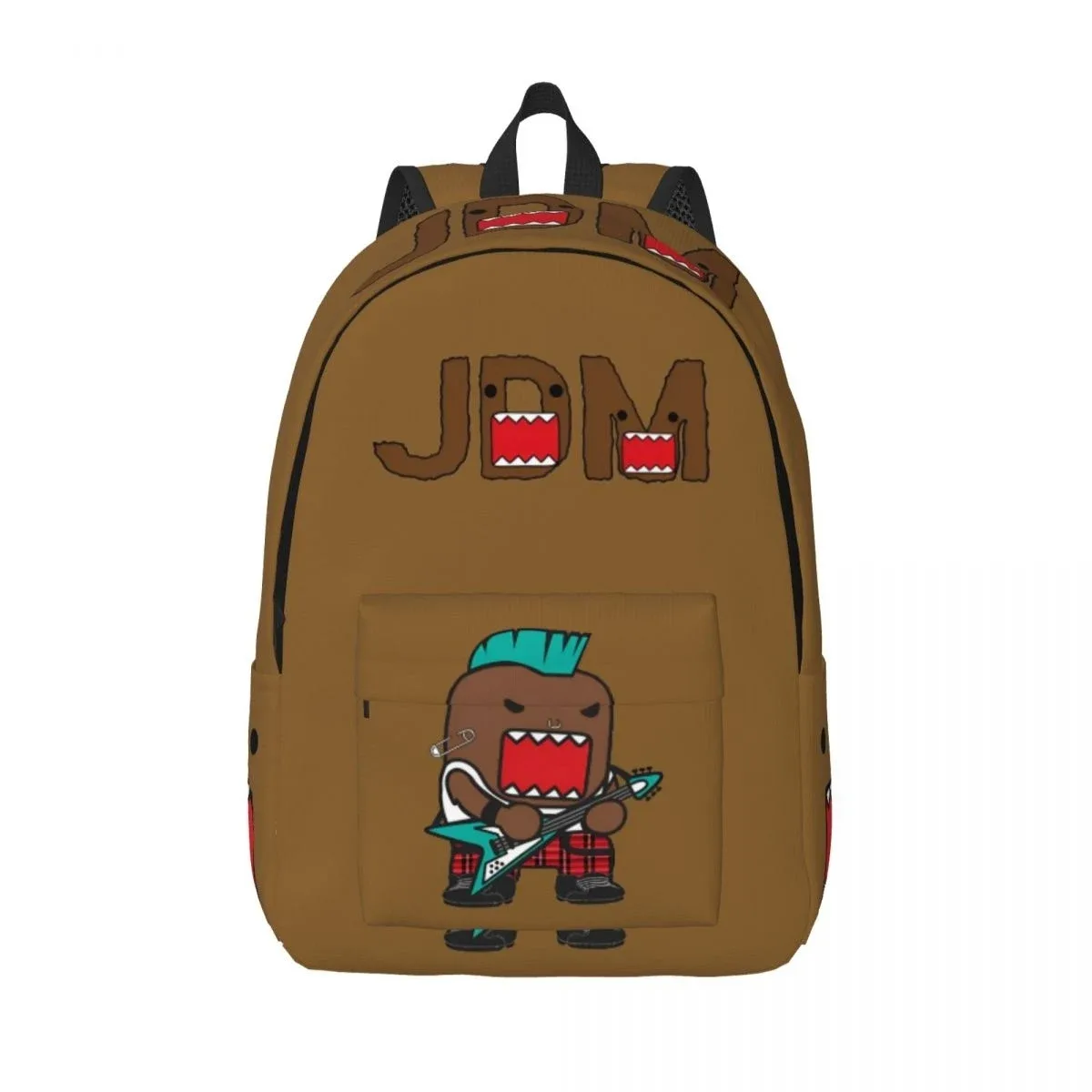 jdm domo kun poupée visage mode sac à dos durable étudiant affaires mignon drôle sac à dos pour hommes femmes ordinateur portable sacs en toile
