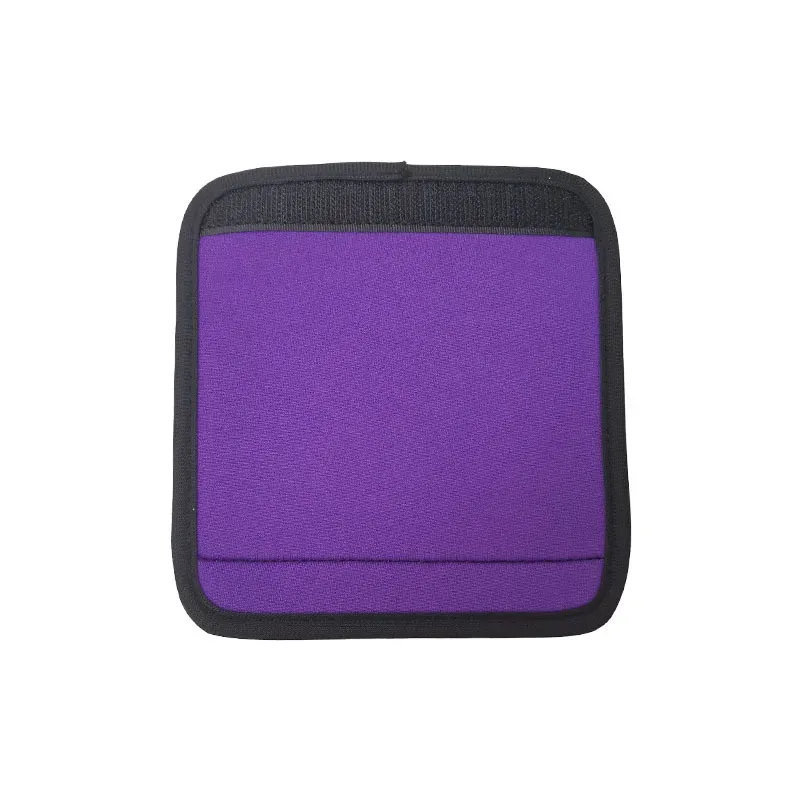 enveloppes de poignée de bagage pour valise, couvertures de poignée souples et confortables de couleur vive, enveloppes d'étiquette de bagage
