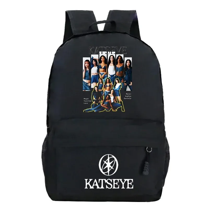 sacs d'école imprimés katseye, sac à dos léger pour enfants, cartable pour élèves du primaire, filles et garçons, sacs de voyage en plein air, mochila, cadeau