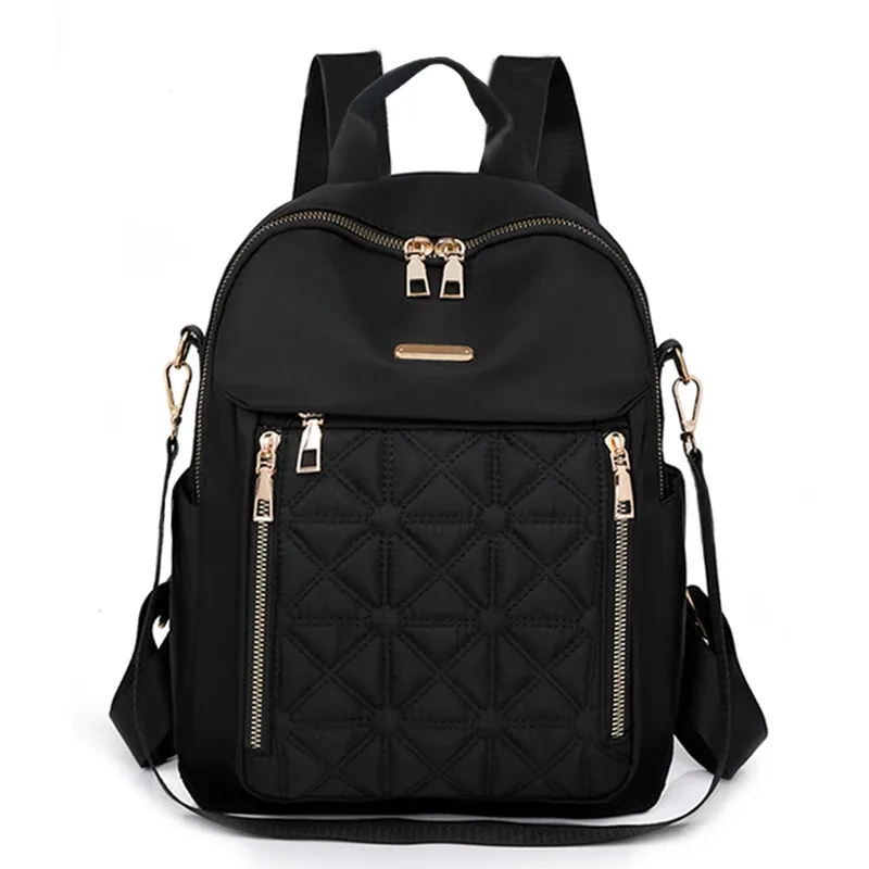 sac à dos en nylon multi-usage, nouveau style, idéal pour les voyages et l'école [la direction de la fermeture éclair est aléatoire, le style de