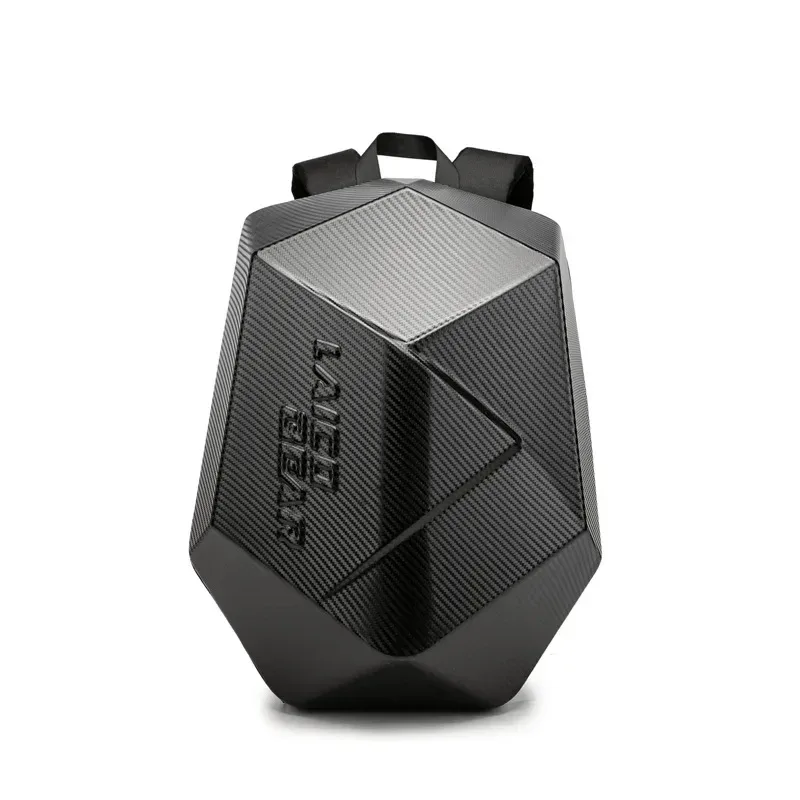 sac à dos à coque rigide pour motocycliste pour homme, équipement d'équitation, fibre de carbone, imperméable, facile, respirant, casque