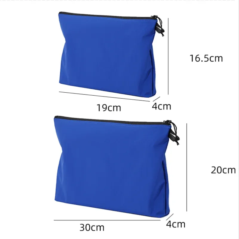 sac de maquillage étanche à fermeture éclair, sac de voyage en tissu oxford, sac de rinçage portable, sac de voyage pliable, article essentiel pour les voyages en plein air
