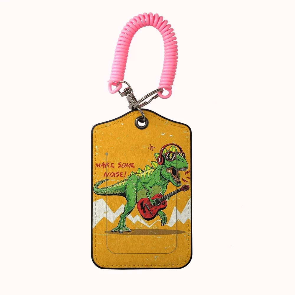 étiquette de bagage professionnelle en cuir hot animalsdinosaur team, étiquette d'adresse pour valise, étiquette d'identification nominative pour bagage de cabine
