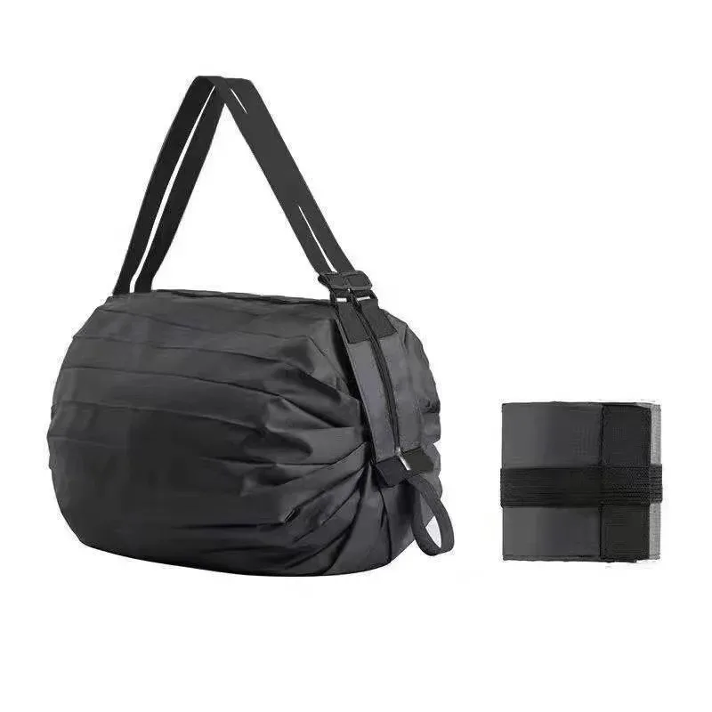 sac fourre-tout en nylon camouflage grande capacité pliable avec poignée pour le shopping et l'organisation